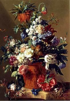 unknow artist Floral, beautiful classical still life of flowers.054 Spain oil painting art